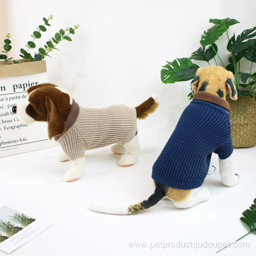 Suéter de moda de primavera Suéter fino de algodón para mascotas inclinado